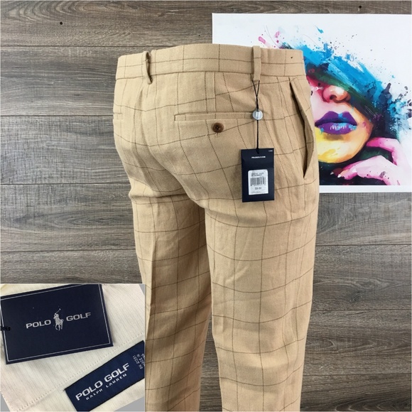 polo ralph lauren linen pants